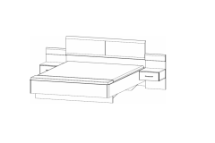 180x200cm - cu bancuta