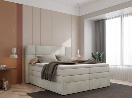 Pat Boxspring cu spatiu pentru depozitare PALACE 140/ 160/ 180cm personalizabil