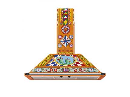 Hota semineu Smeg Dolce Gabbana KT90DGC, 90 cm latime