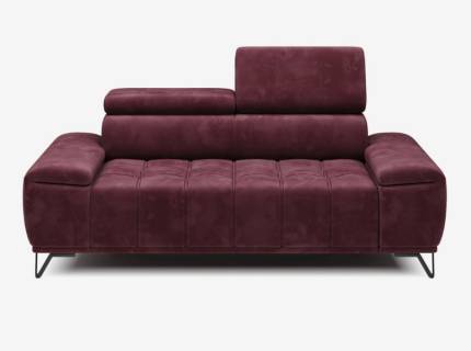 Canapea cu reglaj electric 3 locuri PALLADIO cu tetiere reglabile, personalizabila 212x110cm