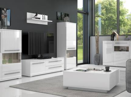 Set living PIANO WHITE 