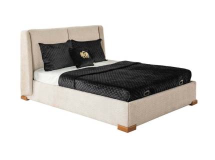Pat tapitat cu lada pentru depozitare (160X200CM) OLINDA