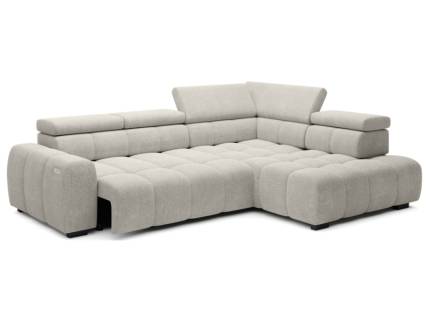 Coltar cu reglaj electric BULL L cu tetiere reglabile, personalizabil 297x205cm