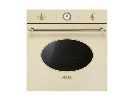 Cuptor incorporabil electric Smeg Colonial SFP805PO, crem, retro, pirolitic