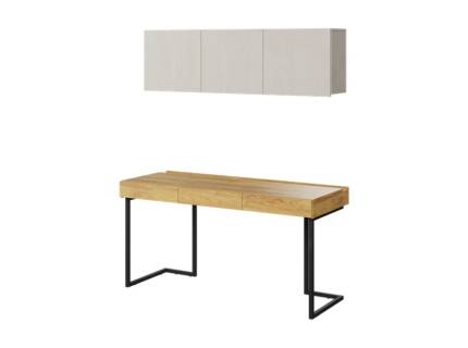 Set birou mare cu corp suspendat TEEN FLEX 10A 150x61x193cm