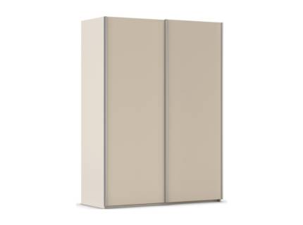 Dulap cu usi glisante TARO 162x223x69cm champagne, maner aluminiu 