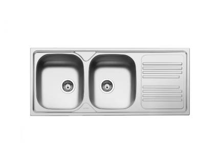 Chiuveta de bucatarie Smeg LYP116R, 116 cm latime, inox