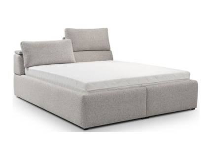 Pat tapitat cu somiera si spatiu pentru depozitare, tetiere reglabile INFERNO 140/ 160/ 180cm personalizabil