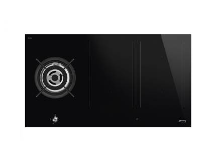 Plita incorporabila mixta Smeg Classica Aesthetic PM3953D, 90 cm