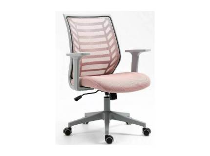 Q-320 scaun de birou roz/ gri