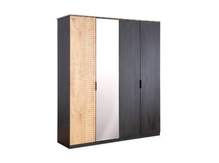 Dulap cu 4 usi BLACK 