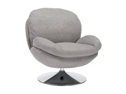 Fotoliu BRIGITTE BREGO rotativ, confortabil, material textil, 73x77xH86cm