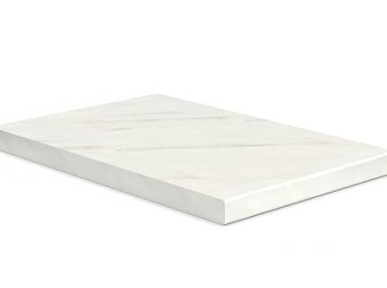 Blat bucatarie latime 60cm WHITE MARBLE  