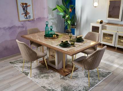 Set (masa+6 scaune) ELSA 