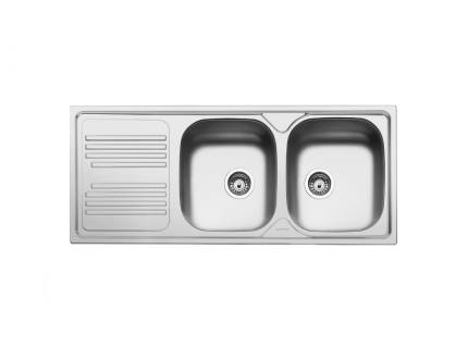 Chiuveta de bucatarie Smeg LYP116S, 116 cm latime, inox