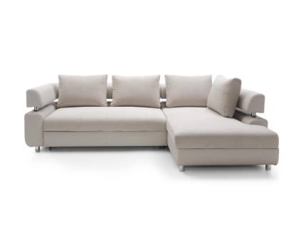 Coltar extensibil PANAMA cu lada pentru depozitare, personalizabil 270x190cm