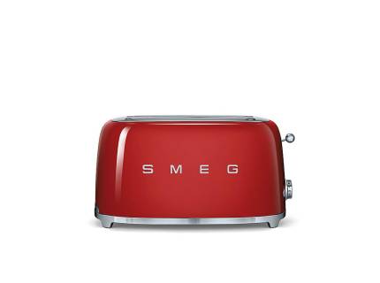Prajitor de paine Smeg TSF02RDEU, 1500 W, rosu, retro, 4 felii