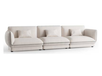 Canapea 3 locuri fixa LORETTA 360x98cm personalizabil