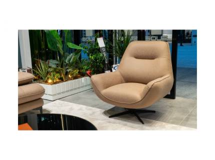 Fotoliu TORINO cu sezut rotativ, premium, presonalizabil 85x90xH95cm