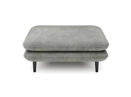 Taburet SOLANO cu picioare negre, design minimalist, personalizabil 108x74xH45cm