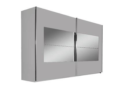 Dulap silk grey/oglinda 316x236x68cm X-TEND FRAME 1