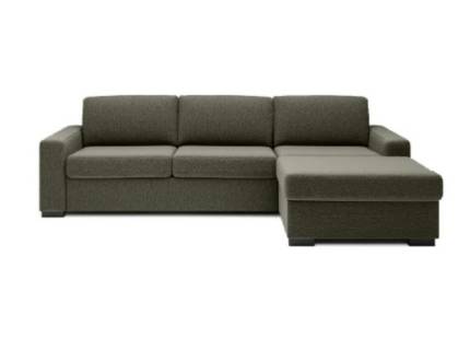 Coltar extensibil (120cm) VANILLA cu lada pentru depozitare, personalizabil 263x173cm