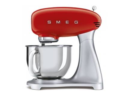 Mixer de blat retro Smeg SMF02RDEU, rosu