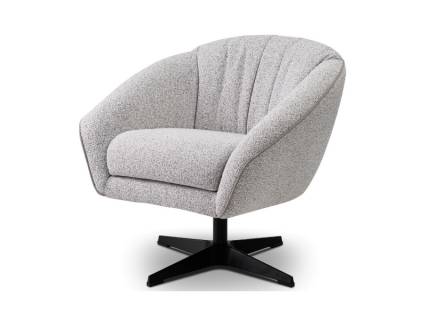 Fotoliu HEBE rotativ, cu design rotunjit, personalizabil 80x80xH78cm