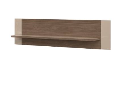 Raft suspendat LEFT 120x30x22cm Lincoln Walnut/ Mokka HG lucios 