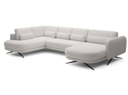 Coltar cu reglaj electric ILUSSIO XL cu spatar reglabil, personalizabil 205x346x177cm