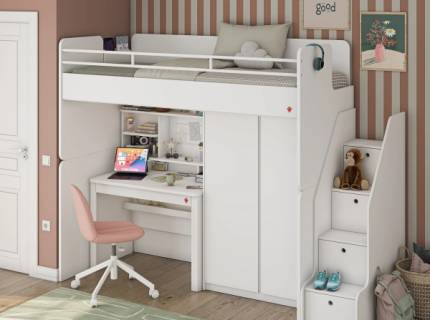 Dulap cu 2 usi STUDIO VARIA WHITE