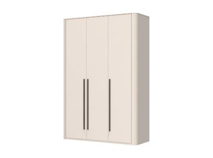 Dulap cu 3 usi cu balamale RONDO 153x225x56cm casmir, manere Midnight Copper