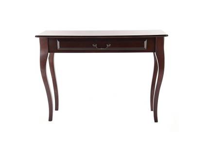Consola cu 1 sertar PADOVA D din MDF si furnir nuc inchis 104x40xH75cm