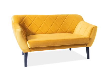Canapea KARO 2 VELVET fixa 140x75cm
