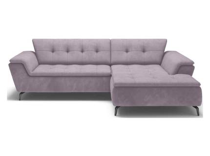 Coltar extensibil MAGIC catifea, cu lada pentru depozitare 288x186cm