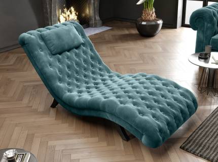 Fotoliu tip sezlong LORD cu design chesterfiled, personalizabil 73x163xH75cm