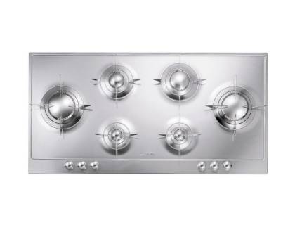 Plita incorporabila pe gaz Smeg Piano Design P106ES, 100 cm, inox