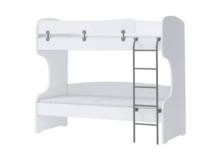 Pat supraetajat (90x200cm) KIKI WHITE