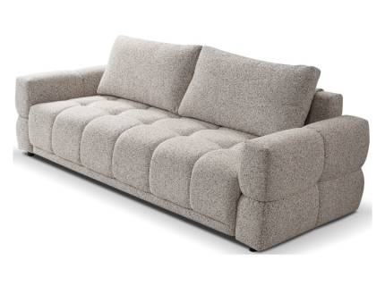 Canapea extensibila DANTE cu lada pentru depozitare, personalizabila 241x101cm