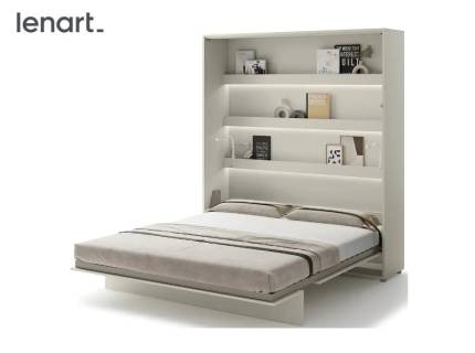 LENART BED CONCEPT BC-13 pat (180x200cm) rabatabil pe perete 191x46-228x218cm casmir