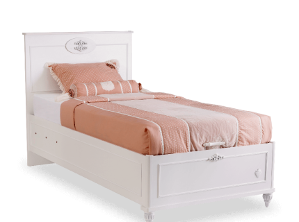 Pat cu lada  (100x200cm) ROMANTICA 