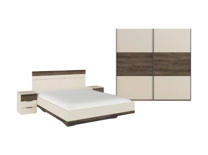 Set dormitor champagne/ Atlantic dark SAJO