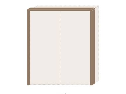 Rama passepartout cu led dulap 182cm GALA 