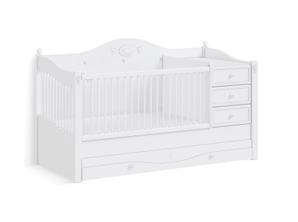 Patut transformabil (80x180cm) RUSTIC BABY 