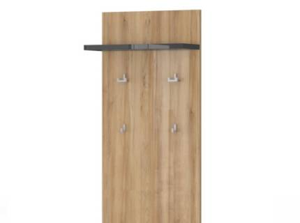 Cuier ONYX 56x109x22cm antracit lucios/ nuc Pacific