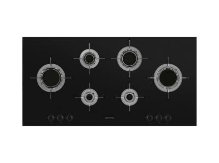 Plita incorporabila vitroceramica pe gaz Smeg Dolce Stil Novo PVL6106CN, 100 cm, negru
