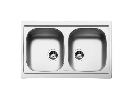 Chiuveta de bucatarie Smeg LYP792, 79 cm latime, inox