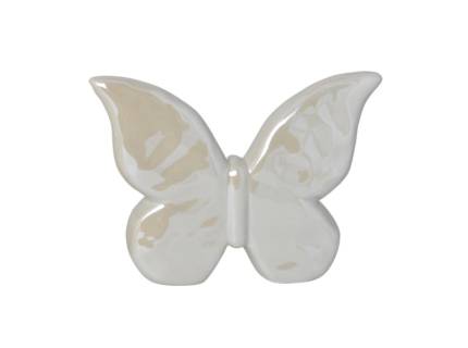 Fluture mare bej perla din ceramica Varianta 1/3