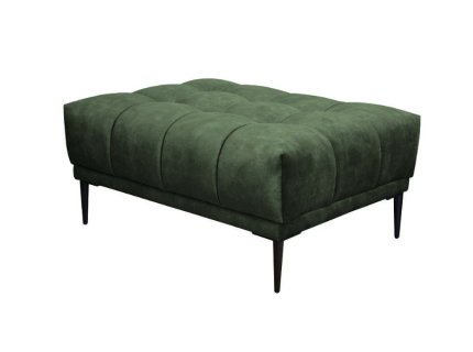 Taburet GRENADA X cu design clasic, picioare negre, personalizabil 99x75xH46cm