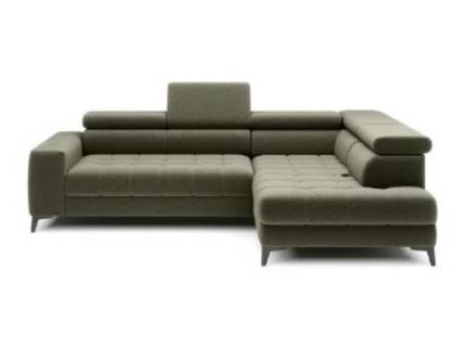 Coltar extensibila ASTOLA cu lada pentru depozitare, tetiere reglabile, personalizabil 280x193cm